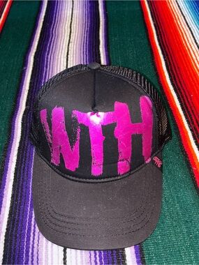 Abby Dawn Avril Lavigne WTH Purple Trucker Hat NWOT Y2K Emo
